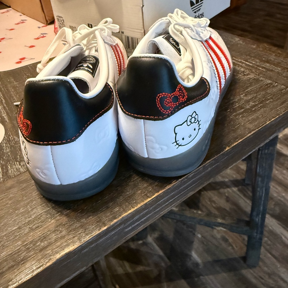 Hello Kitty adidas women’s Sneakers - White, Black, and Red